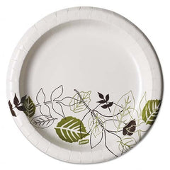 Dixie - Pathways Soak-Proof Shield Mediumweight Paper Plates, 8 1/2", Pathway, 125/Pack - Exact Tooling