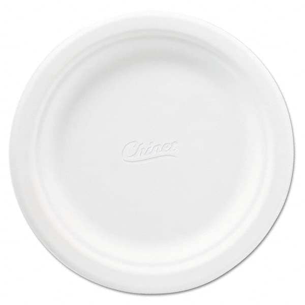 Chinet - Classic Paper Plates, 6 3/4", White, Round, 125/Pack - Exact Tooling