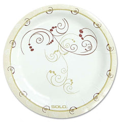 DART - Symphony Paper Dinnerware, Mediumweight Plate, 6", Tan, 125/Pack - Exact Tooling