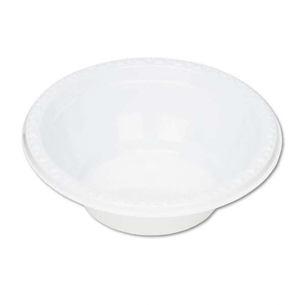 Tablemate Products - Plastic Dinnerware, Bowls, 5 oz, White, 125/Pack - Exact Tooling