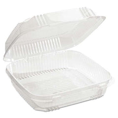 Pactiv - ClearView SmartLock Containers, 49 oz, 8 13/64 x 8 11/32 x 2 29/32, 200/Carton - Exact Tooling