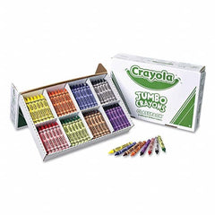 Crayola - Markers & Paintsticks Type: All Purpose Wax Crayon Color: Black; Blue; Brown; Green; Orange; Red; Violet; Yellow - Exact Tooling