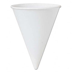 DART - Bare Treated Paper Cone Water Cups, 4-1/4 oz, White, 200/Bag - Exact Tooling