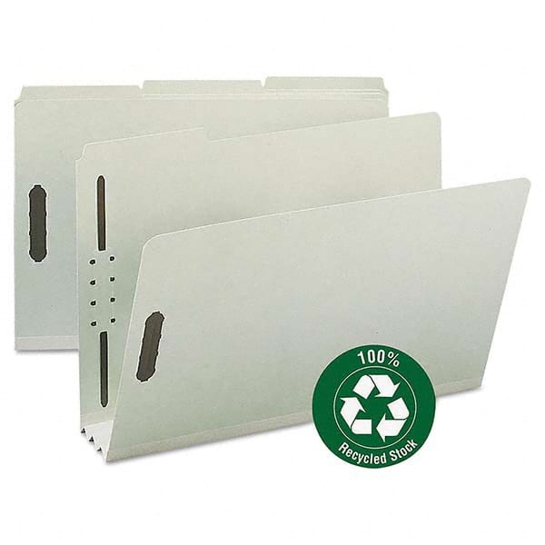 SMEAD - File Folders, Expansion Folders & Hanging Files Folder/File Type: Classification Folders with Tob Tab Fastener Color: Green - Exact Tooling