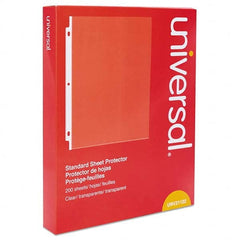 UNIVERSAL - Document Protectors Type: Sheet Protectors-Ring Binder Width (Inch): 11 - Exact Tooling