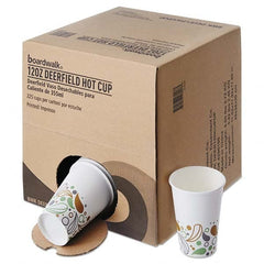 Boardwalk - Convenience Pack Paper Hot Cups, 12 oz, Deerfield Print, 225/Carton - Exact Tooling