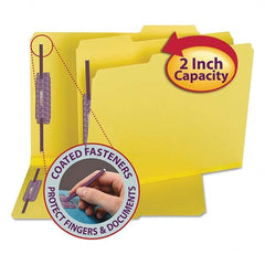 SMEAD - File Folders, Expansion Folders & Hanging Files Folder/File Type: File Folders with Top Tab Fastener Color: Yellow - Exact Tooling