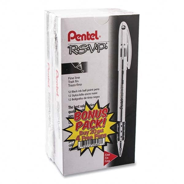 Pentel - Pens & Pencils Type: Ball Point Pen Color: Black - Exact Tooling