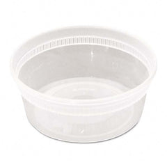 Pactiv - DELItainer Microwavable Combo, Clear, 8 oz, 1.13 x 2.8 x 1.33, 240/Carton - Exact Tooling