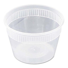 Pactiv - DELItainer Microwavable Combo, Clear, 16 oz, 2 x 2 x 2, 240/Carton - Exact Tooling