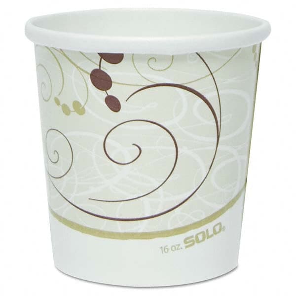 DART - Flexstyle Double Poly Paper Containers, 16 oz, Symphony Design, 25/Pack - Exact Tooling