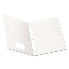 OXFORD - File Folders, Expansion Folders & Hanging Files Folder/File Type: Pocket Folders Color: White - Exact Tooling