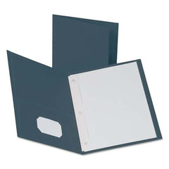 OXFORD - File Folders, Expansion Folders & Hanging Files Folder/File Type: Pocket Folders Color: Blue - Exact Tooling