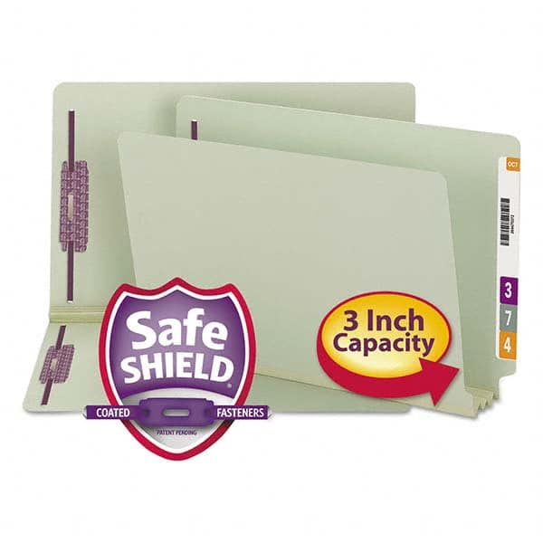 SMEAD - File Folders, Expansion Folders & Hanging Files Folder/File Type: File Folders with End Tab Color: Green - Exact Tooling
