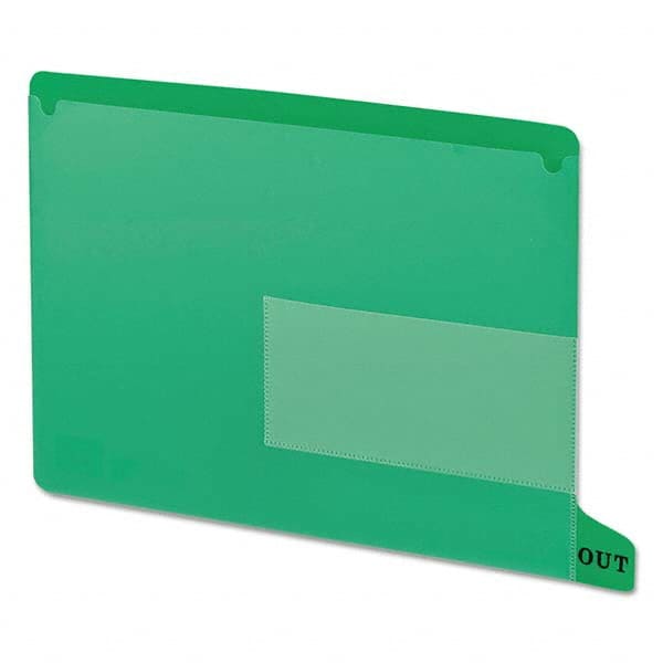 SMEAD - File Folders, Expansion Folders & Hanging Files Folder/File Type: File Guide w/Pockets Color: Green - Exact Tooling