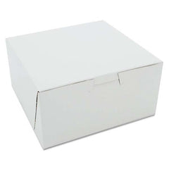 SCT - Non-Window Bakery Boxes, 6 x 6 x 3, White, 250/Carton - Exact Tooling