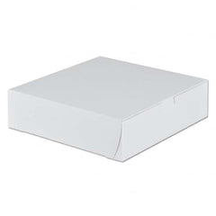 SCT - Tuck-Top Bakery Boxes, 9w x 9d x 2 1/2h, White, 250/Carton - Exact Tooling