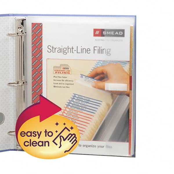 SMEAD - Tabs, Indexes & Dividers Indexes & Divider Type: Binder Pockets Size: 9 x 11-1/2 - Exact Tooling