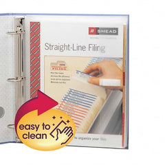 SMEAD - Tabs, Indexes & Dividers Indexes & Divider Type: Binder Pockets Size: 9 x 11-1/2 - Exact Tooling