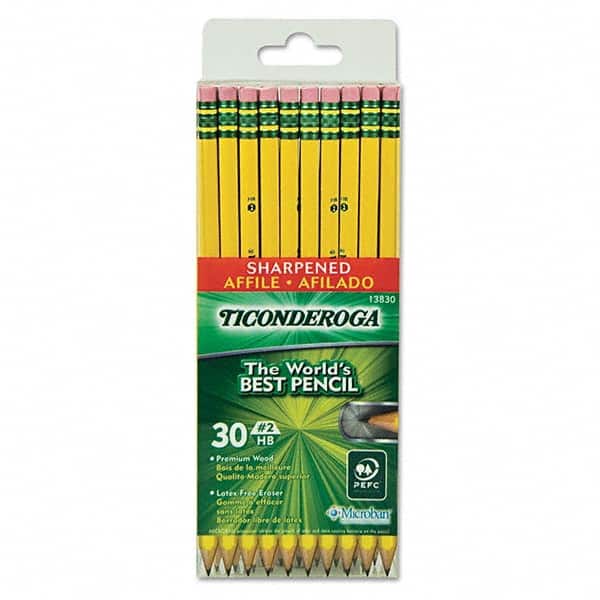 TICONDEROGA - Pens & Pencils Type: Pencil Color: Black - Exact Tooling
