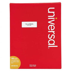 UNIVERSAL - Labels, Ribbons & Tapes Type: Laser Labels Color: White - Exact Tooling