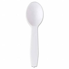 Royal Paper - Polystyrene Taster Spoons, White, 3000/Carton - Exact Tooling