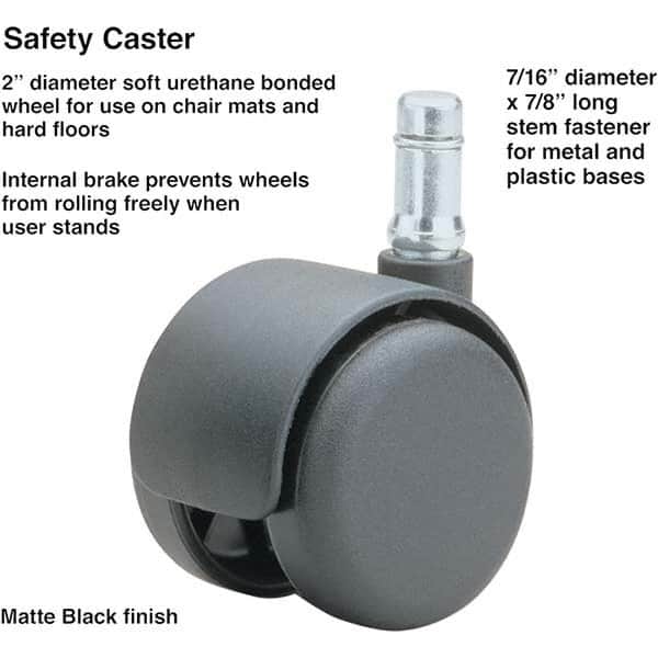 Master Caster - Cushions, Casters & Chair Accessories Type: Caster Set For Use With: Office and Home Furniture - Exact Tooling