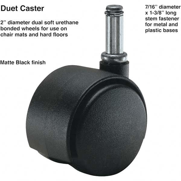 Master Caster - Cushions, Casters & Chair Accessories Type: Caster Set For Use With: Office and Home Furniture - Exact Tooling