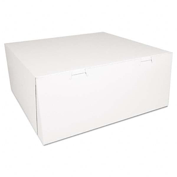 SCT - Bakery Boxes, White, Paperboard,14 x 14 x 6, 50/Carton - Exact Tooling