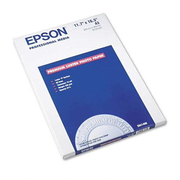 Epson - Office Machine Supplies & Accessories Office Machine/Equipment Accessory Type: Photo Paper For Use With: Inkjet Printers - Exact Tooling