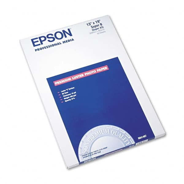Epson - Office Machine Supplies & Accessories Office Machine/Equipment Accessory Type: Photo Paper For Use With: Inkjet Printers - Exact Tooling