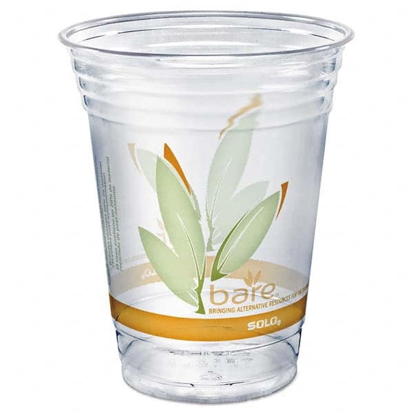 DART - Bare Eco-Forward RPET Cold Cups, 16-18 oz, Clear, 50/Pack - Exact Tooling