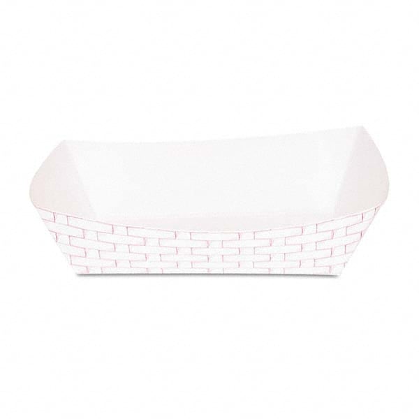Boardwalk - Paper Food Baskets, 5lb Capacity, Red/White, 500/Carton - Exact Tooling