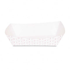 Boardwalk - Paper Food Baskets, 5lb Capacity, Red/White, 500/Carton - Exact Tooling