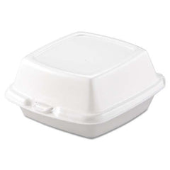 DART - Carryout Food Containers, Foam, 1-Comp, 5 7/8 x 6 x 3, White, 500/Carton - Exact Tooling