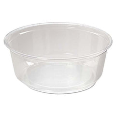 Fabri-Kal - Microwavable Deli Containers, 8 oz, Clear, 500/Carton - Exact Tooling