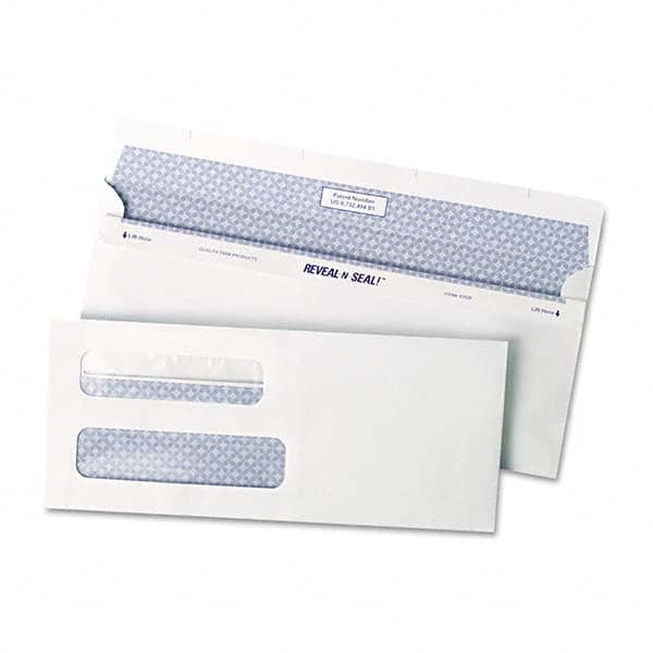Quality Park - Mailers, Sheets & Envelopes Type: Business Envelope Style: Self Adhesive - Exact Tooling