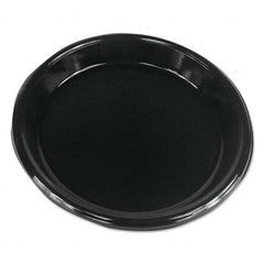 Boardwalk - Hi-Impact Plastic Dinnerware, Plate, 10" Diam, Black, 500/Carton - Exact Tooling