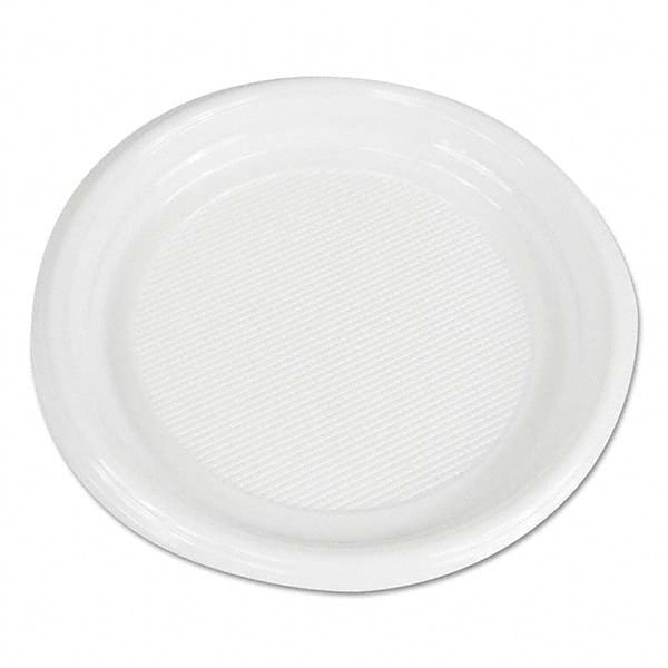Boardwalk - Hi-Impact Plastic Dinnerware, Plate, 9" Diam, White, 500/Carton - Exact Tooling