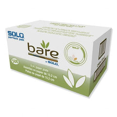 DART - Bare Paper Eco-Forward Dinnerware, 6" Plate, Green/Tan, 500/Carton - Exact Tooling