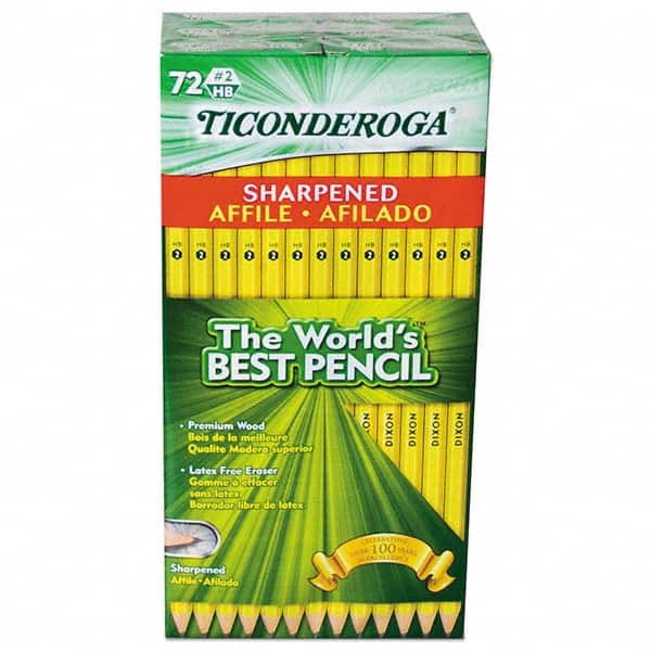TICONDEROGA - Pens & Pencils Type: Pencil Color: Black - Exact Tooling