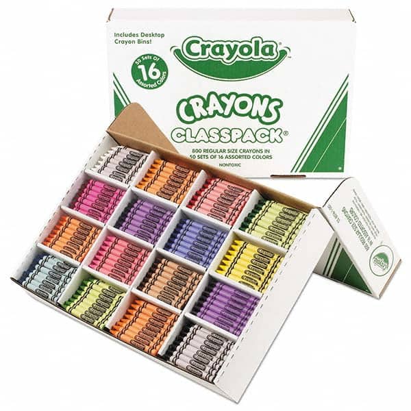Crayola - Markers & Paintsticks Type: All Purpose Wax Crayon Color: Assorted - Exact Tooling