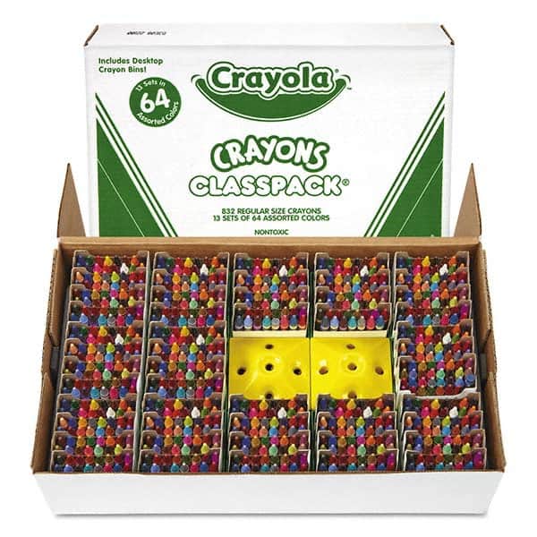 Crayola - Markers & Paintsticks Type: All Purpose Wax Crayon Color: Assorted - Exact Tooling