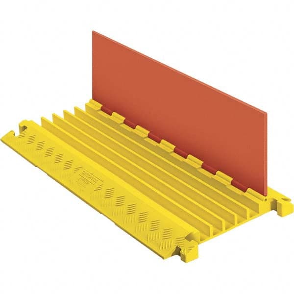 Checkers - On Floor Cable Covers Cover Material: Polyurethane Number of Channels: 5 - Exact Tooling
