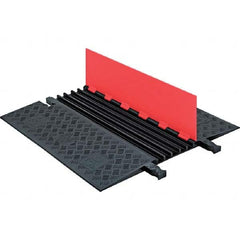 Checkers - On Floor Cable Covers Cover Material: Polyurethane Number of Channels: 5 - Exact Tooling