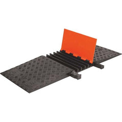 Checkers - On Floor Cable Covers Cover Material: Polyurethane Number of Channels: 5 - Exact Tooling