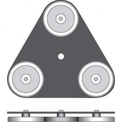 Checkers - Flag Pole Accessories Type: Magnetic Base Material: Steel - Exact Tooling