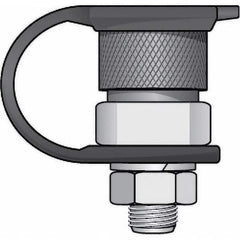 Checkers - Flag Pole Accessories Type: Warning Whip Female QD Base Mount Material: Steel; Rubber - Exact Tooling
