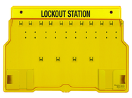 Padllock Wall Station - 15-1/2 x 22 x 1-3/4''-Unfilled; Base & Cover - Exact Tooling