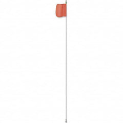 Checkers - Marking Flags Type: Warning Whip Flag w/Light Message or Pattern: Solid Color - Exact Tooling